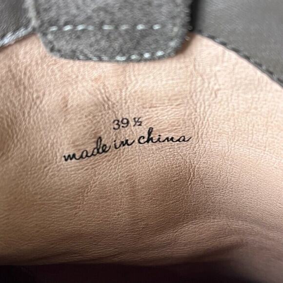 Joie Booties Womens 9.5 Monte Leather Suede Western Lined Heel Cowgirl - Picture 7 of 12